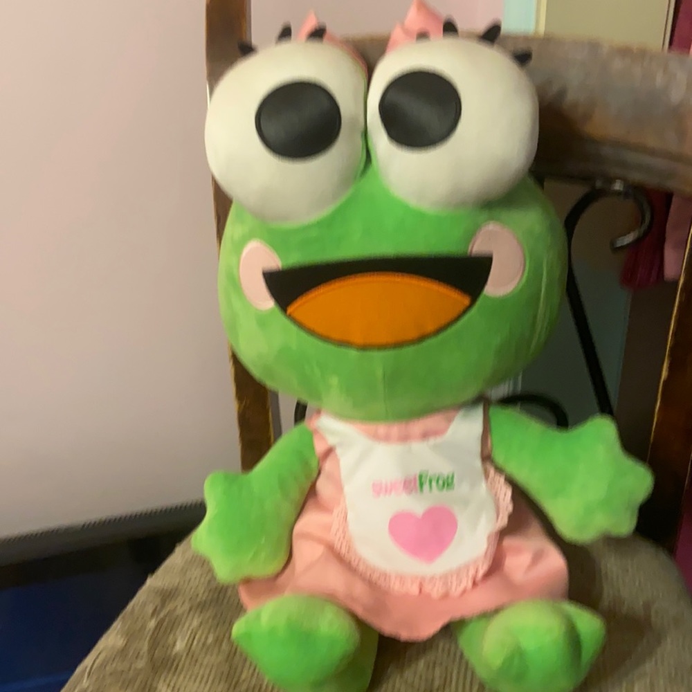 Stuffed sweet frog 🐸 girl